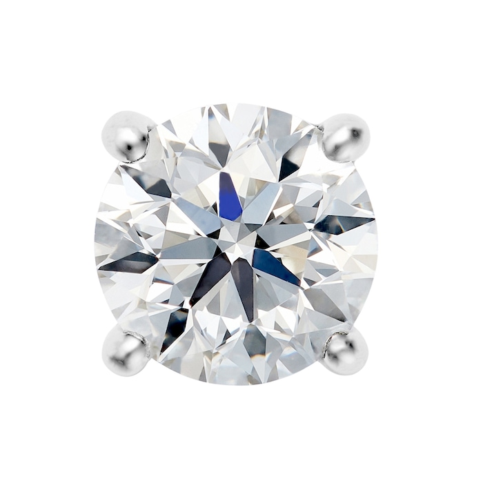 Mayors Platinum 2.00cttw Diamond Solitaire Stud Earrings