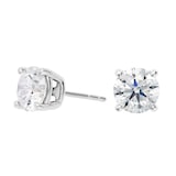 Mayors Platinum 2.00cttw Diamond Solitaire Stud Earrings