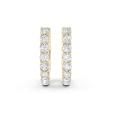 Mayors 18K Yellow Gold 0.25cttw Diamond Huggie Earrings