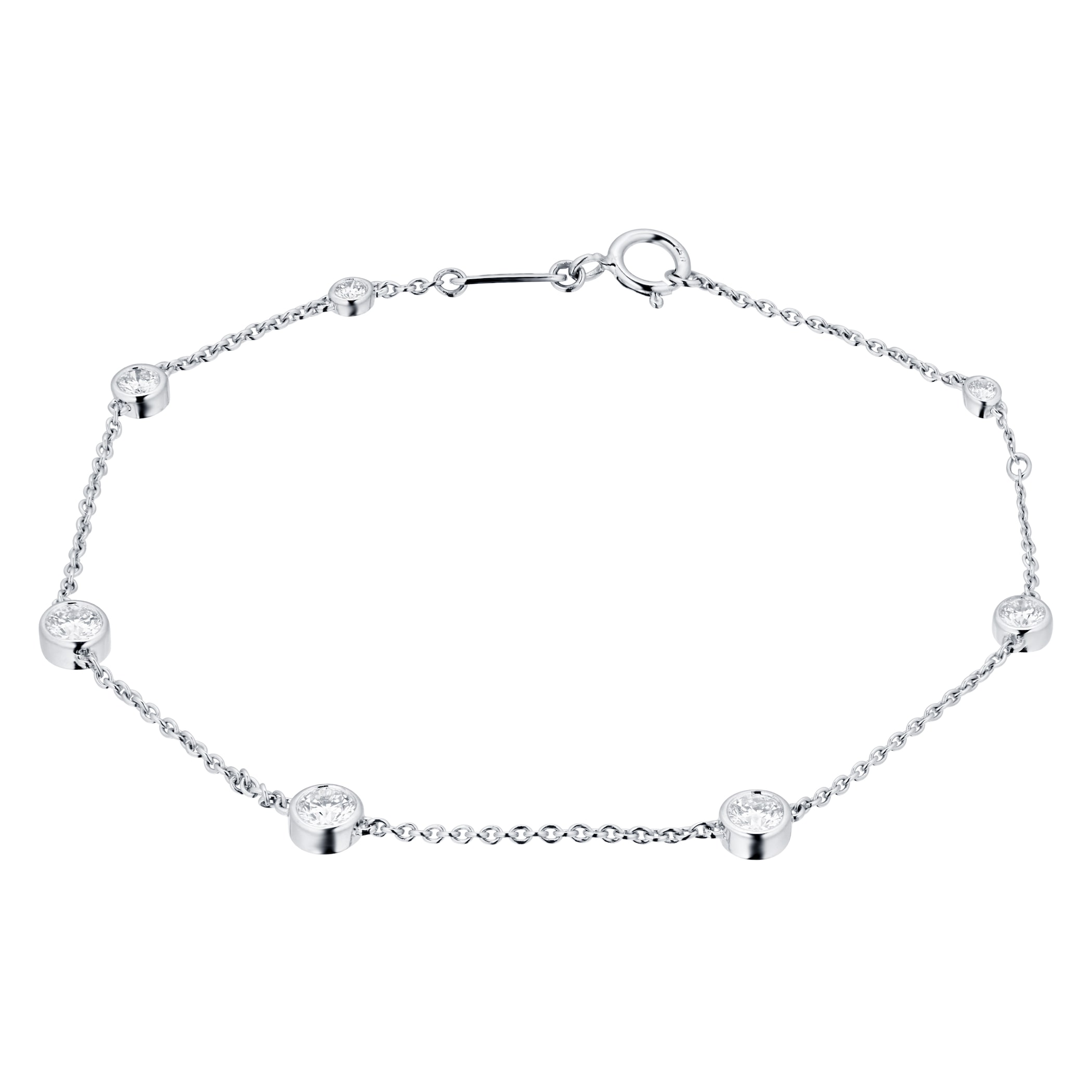 Mappin & Webb Gossamer 18ct White Gold 0.75cttw Diamond Bracelet Mappin & Webb Gossamer 18ct White Gold 0.75cttw Diamond Bracelet