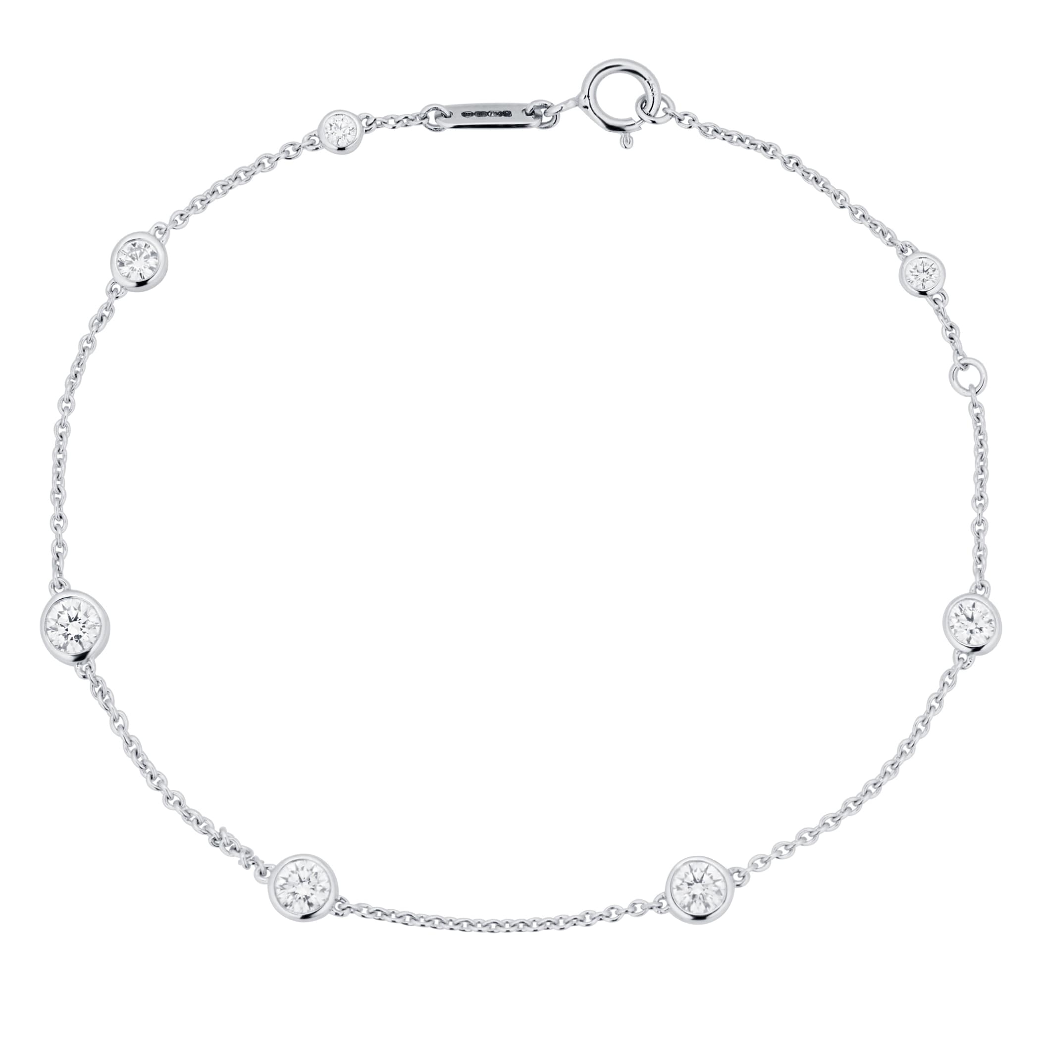 Mappin & Webb Gossamer 18ct White Gold 0.75cttw Diamond Bracelet Mappin & Webb Gossamer 18ct White Gold 0.75cttw Diamond Bracelet