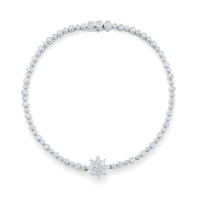 Mappin & Webb Aster Platinum 1.96cttw Diamond Bracelet