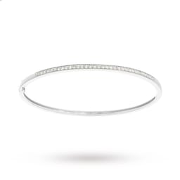 12110642 - 9ct White Gold 0.50ct Diamond Bangle