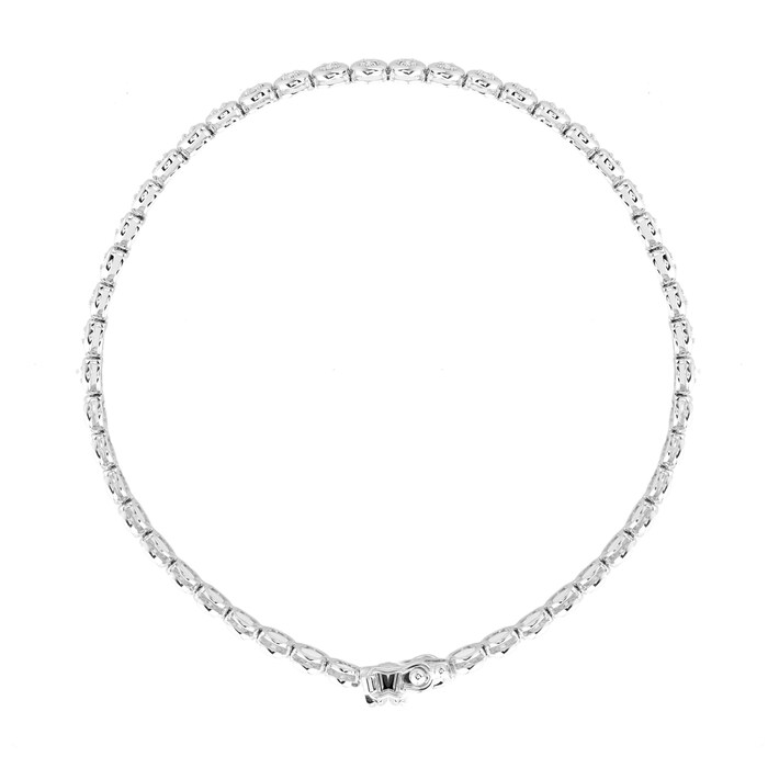 Goldsmiths 18ct White Gold 0.50ct Diamond Tennis Bracelet