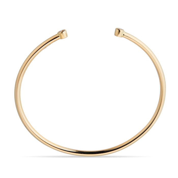 Mappin & Webb Gossamer 18ct Yellow Gold 0.15cttw Diamond Bangle