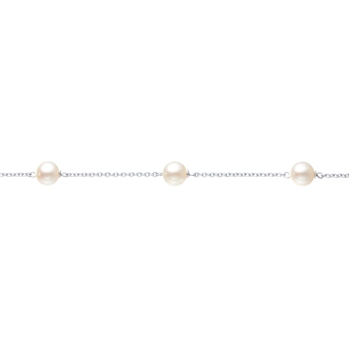 Mappin & Webb Gossamer 18ct White Gold 5mm Freshwater Pearl Bracelet