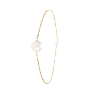 Mappin & Webb 18ct Yellow Gold 8mm Freshwater Pearl Bracelet