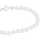 Mappin & Webb 18ct White Gold 5mm Freshwater Pearl Bracelet