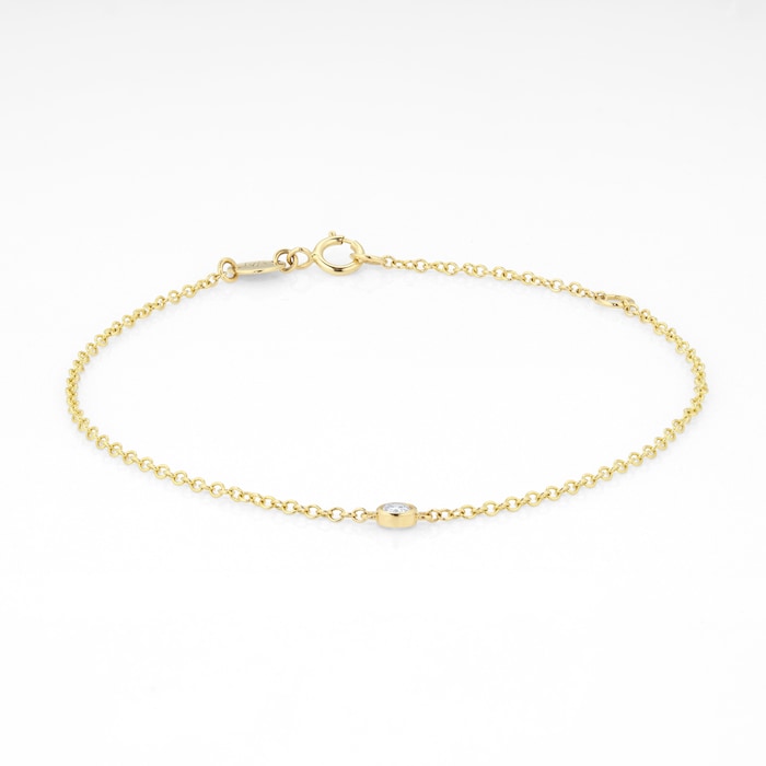 Mappin & Webb Gossamer 18ct Yellow Gold 0.07cttw Diamond Bracelet