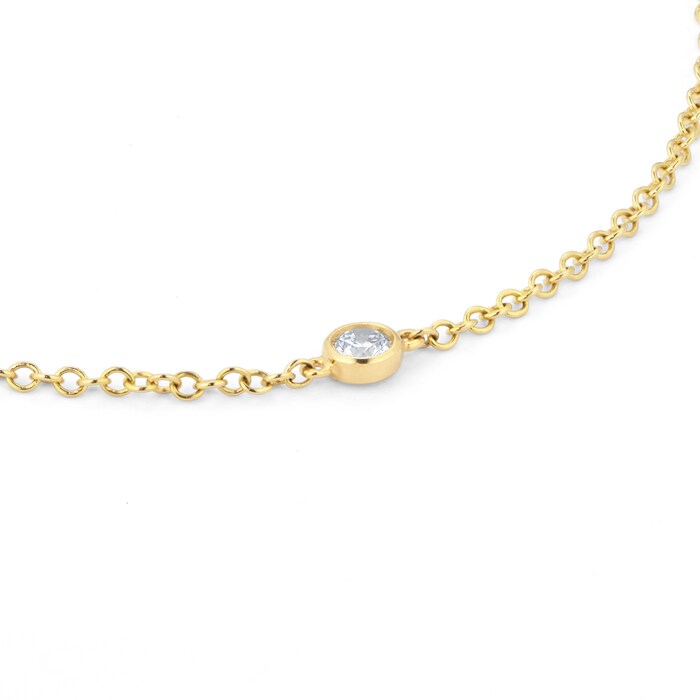 Mappin & Webb Gossamer 18ct Yellow Gold 0.07cttw Diamond Bracelet