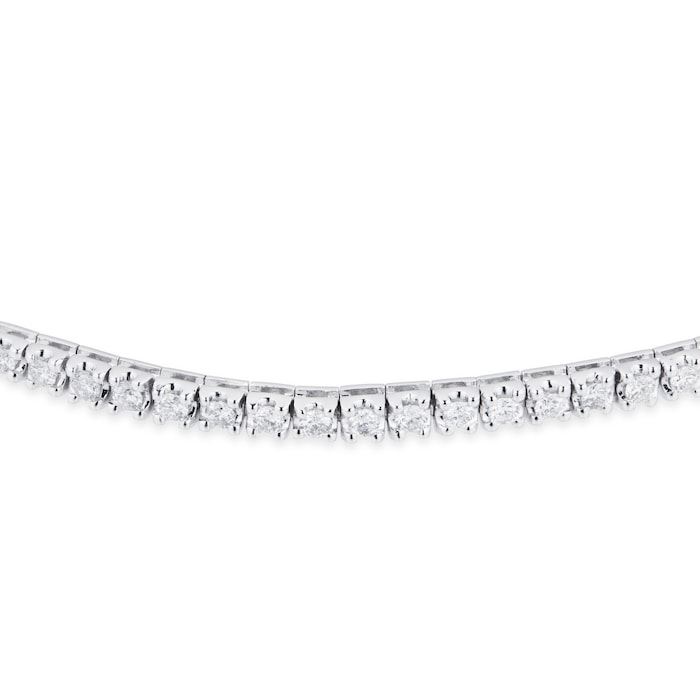 Goldsmiths 18ct White Gold 1.00ct Diamond Bracelet