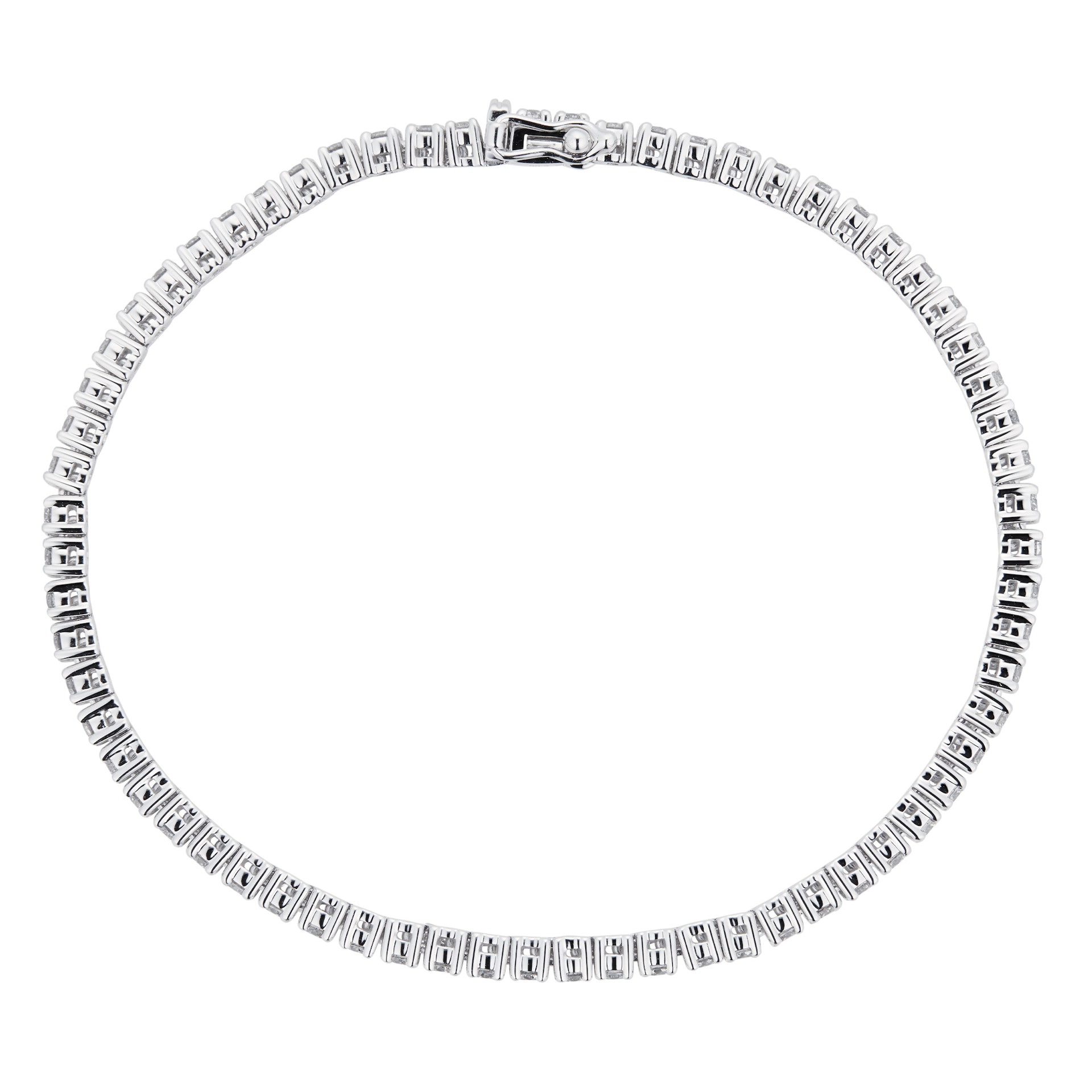Mappin & Webb 18ct White Gold 2.00cttw Diamond Tennis Bracelet Mappin & Webb 18ct White Gold 2.00cttw Diamond Tennis Bracelet