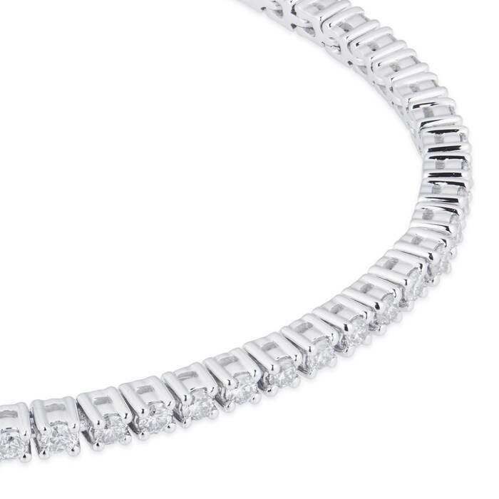 Mappin & Webb 18ct White Gold 2.00cttw Diamond Tennis Bracelet