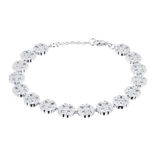 Mappin & Webb Empress 18ct White Gold 1.02cttw Diamond Bracelet