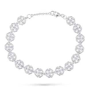 Mappin & Webb Empress 18ct White Gold 1.02cttw Diamond Bracelet