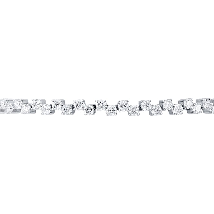 Mappin & Webb 18ct White Gold 4.20ct Diamond Bracelet