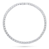 Mappin & Webb 18ct White Gold 5.30ct Diamond Line Bracelet