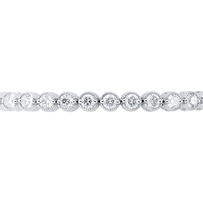Mappin & Webb 18ct White Gold 5.76ct Diamond Bracelet