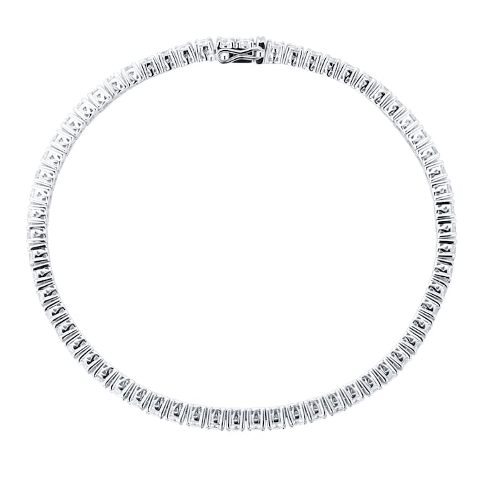 Mappin & Webb 18ct White Gold 3cttw Diamond Tennis Bracelet