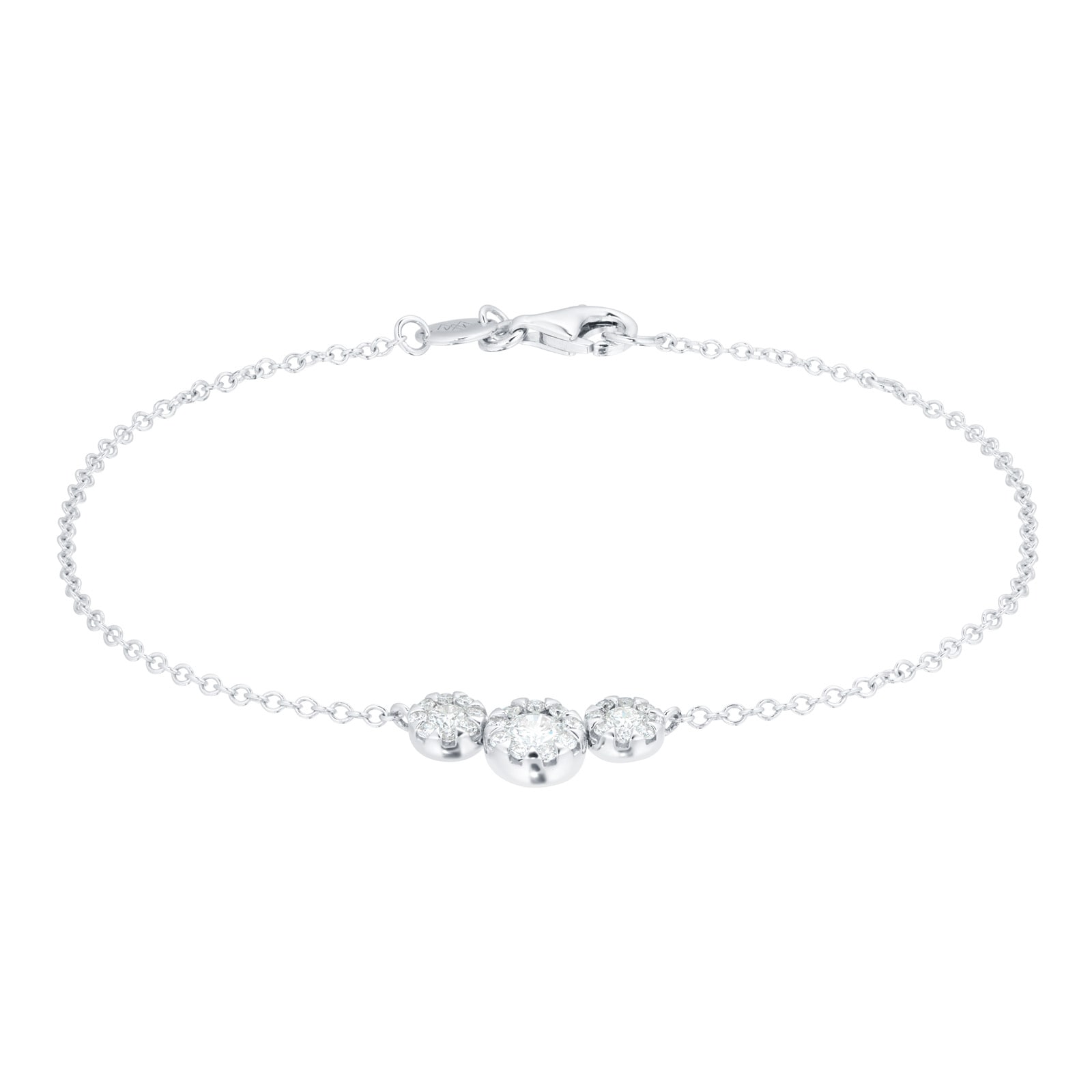 Mappin & Webb Masquerade 18ct White Gold 0.45ct Diamond Bracelet