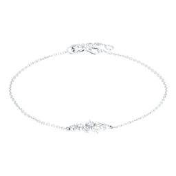 12110943 - 9ct White Gold 0.15ct Diamond Scatter Bracelet