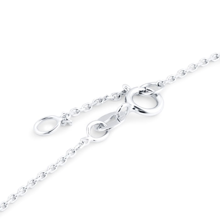 Goldsmiths 9ct White Gold 0.15ct Scatter Bracelet