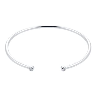 Mappin & Webb Gossamer 18ct White Gold 0.15cttw Diamond Bangle