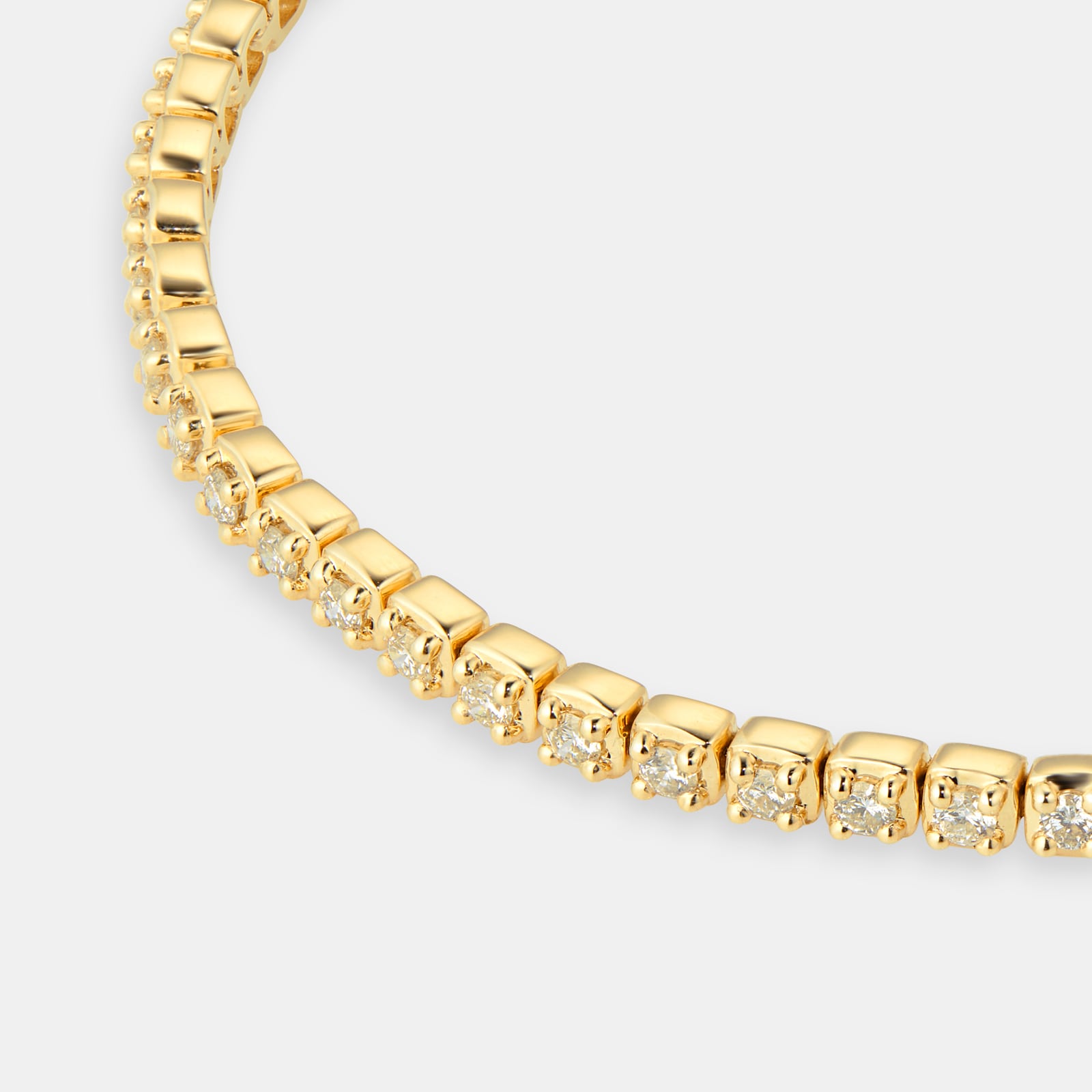 Goldsmiths 9ct Yellow Gold 1.50cttw Diamond Bracelet BA4206D719KY ...