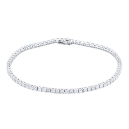 12110967 - 18ct White Gold 3.00cttw Diamond Line Bracelet