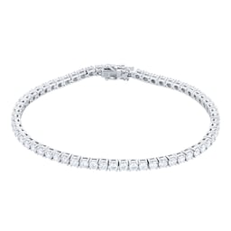 12110968 - 18ct White Gold 5.00cttw Diamond Line Bracelet