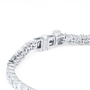 Mappin & Webb 18ct White Gold 5cttw Diamond Tennis Bracelet