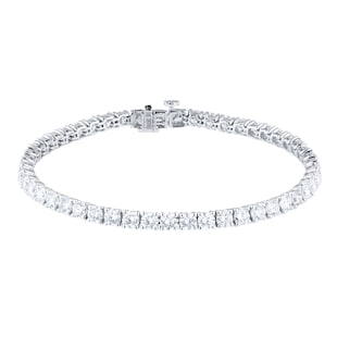 Mappin & Webb 18ct White Gold 7cttw Diamond Tennis Bracelet
