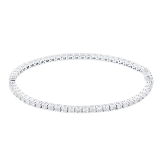 Mappin & Webb 18ct White Gold 3cttw Diamond Line Bracelet