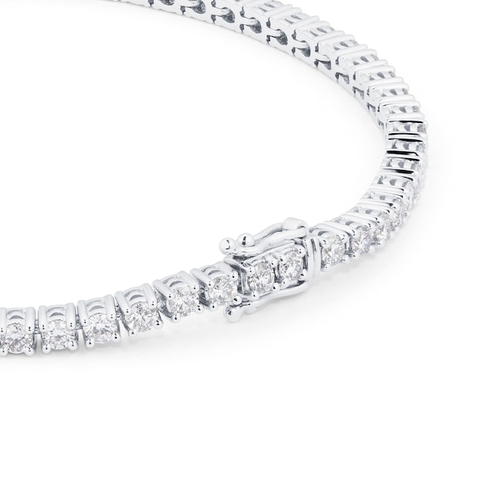 Mappin & Webb 18ct White Gold 3.00cttw Diamond Tennis Bracelet