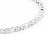 Mappin & Webb Vinea 18ct White Gold 3cttw Diamond Set Line Bracelet