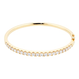12111050 - 18ct Yellow Gold 2.50cttw Diamond Bangle