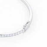 Mappin & Webb Limited Edition Renee 18ct White Gold 1.50cttw Ribbon Bangle