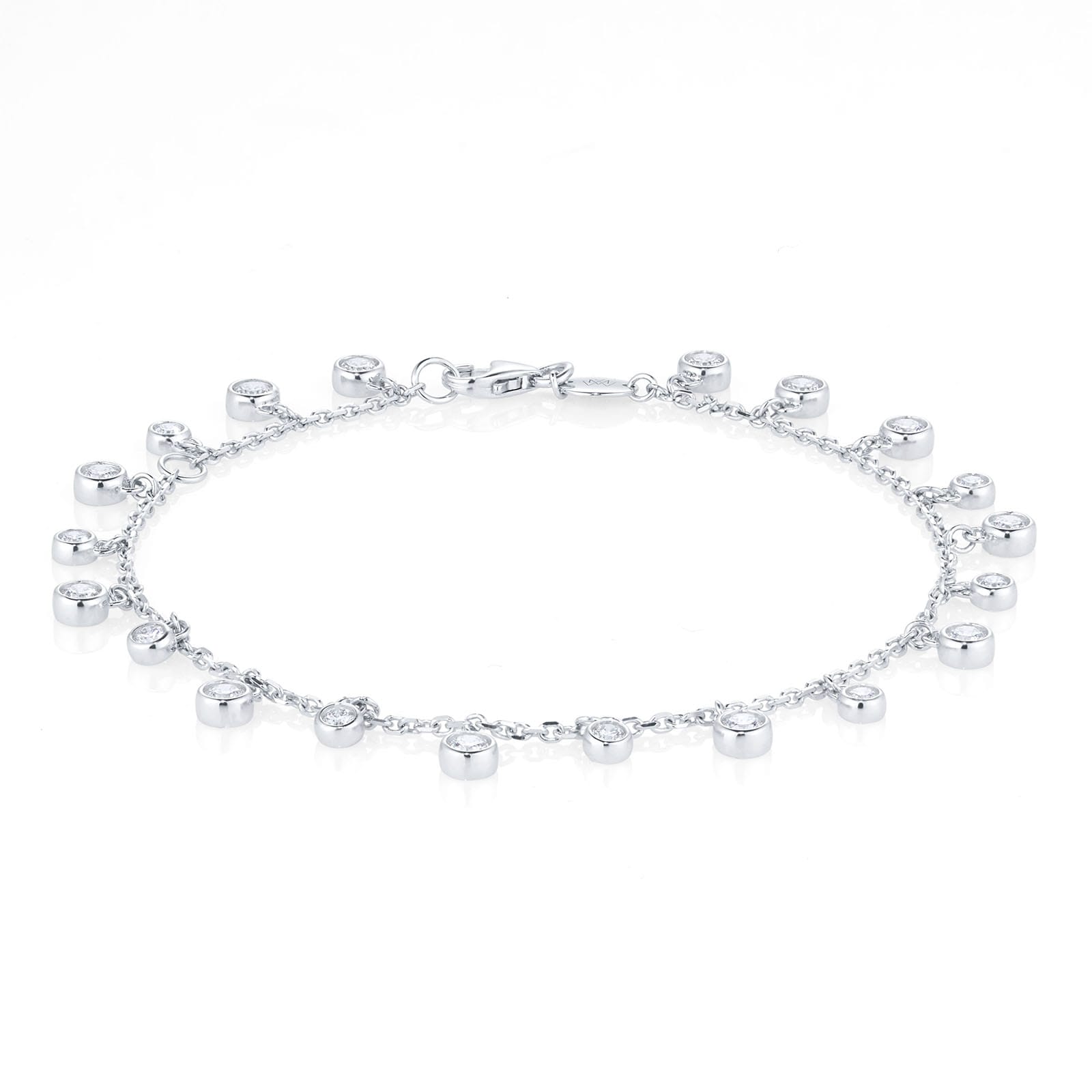 Gossamer 18ct White Gold 1.20cttw Diamond Bracelet