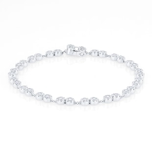 Mappin & Webb Masquerade 18ct White Gold 2.30cttw Diamond Bracelet