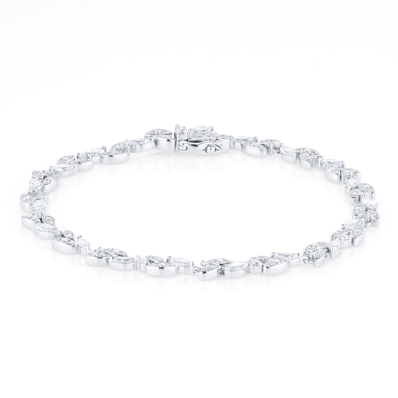 Vinea 18ct White Gold 2.68cttw Diamond Bracelet image