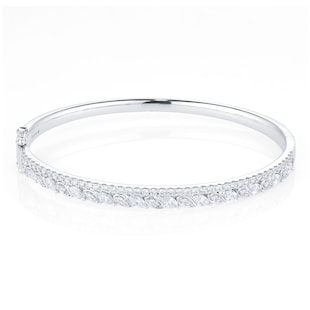 Mappin & Webb Vinea 18ct White Gold 2.00cttw Diamond Bangle