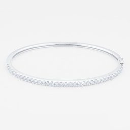 12111070 - 18ct White Gold 1.25cttw Diamond Bangle