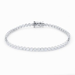 12111071 - 18ct White Gold 2.00cttw Diamond Line Bracelet