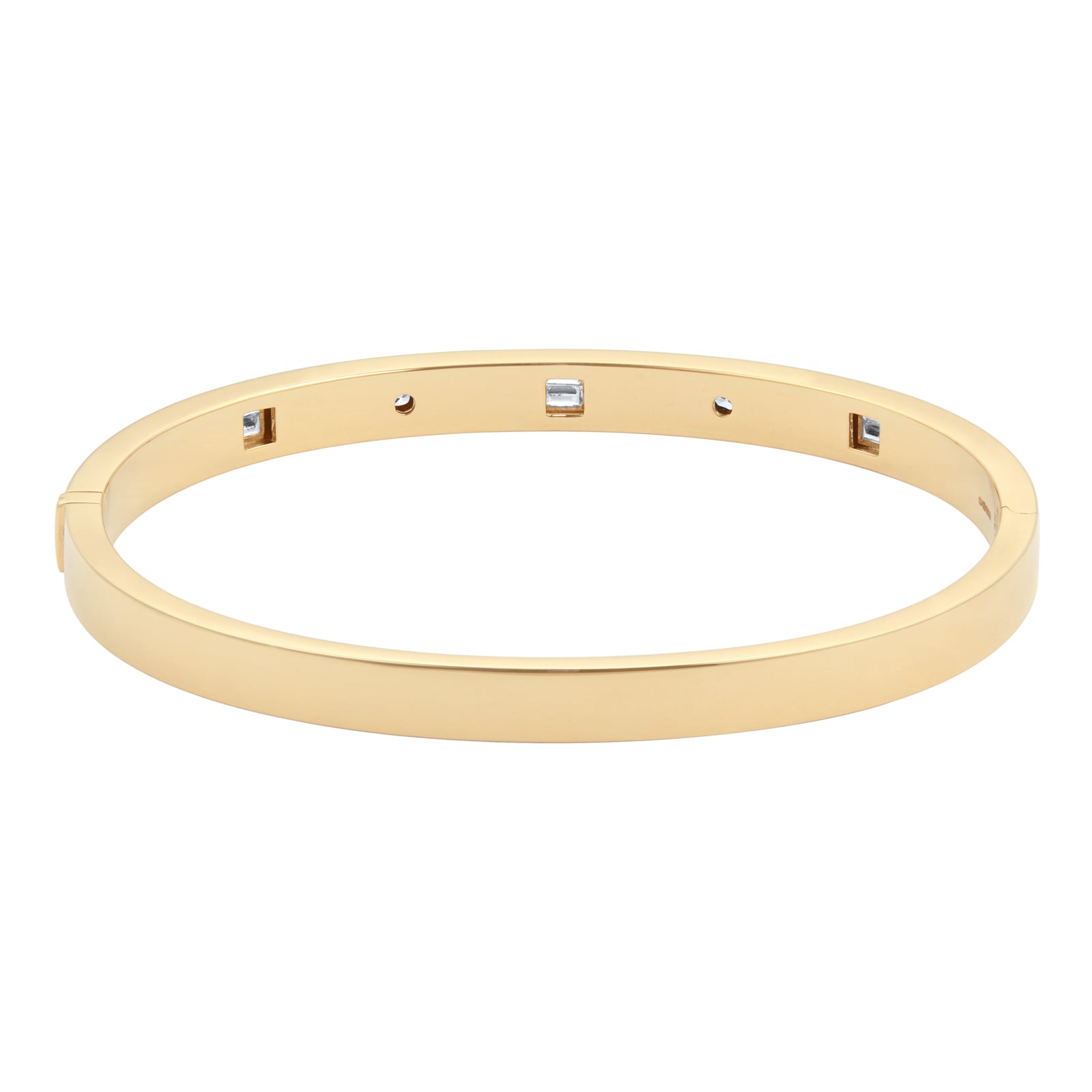 Mappin & Webb Gossamer 18ct Yellow Gold 0.42cttw Diamond Bangle