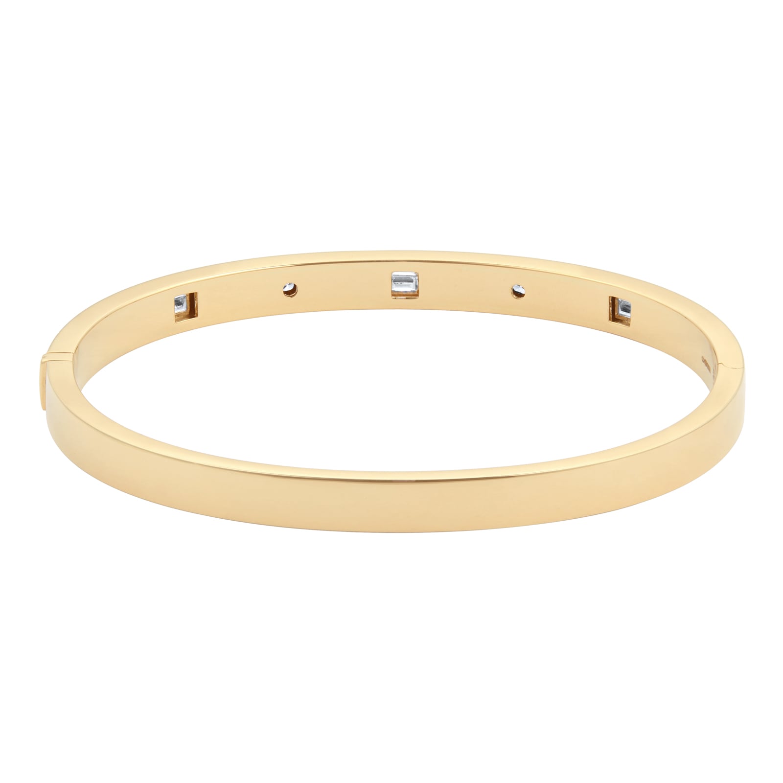 Mappin & Webb Gossamer 18ct Yellow Gold 0.50cttw Diamond Bangle