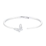 Mappin & Webb Limited Edition Riveret 18ct White Gold 0.33cttw Diamond Butterfly Bangle