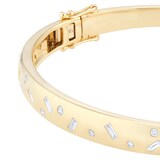 Mappin & Webb Gossamer 18ct Yellow Gold 0.45cttw Diamond Bangle
