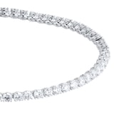 Goldsmiths 18ct White Gold 4.87ttw Brilliant Cut Diamond Line Bracelet