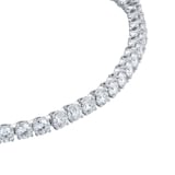 Goldsmiths 18ct White Gold 6.91cttw Brilliant Cut Diamond Line Bracelet