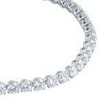 Goldsmiths 18ct White Gold 9.00cttw Brilliant Cut Diamond Line Bracelet